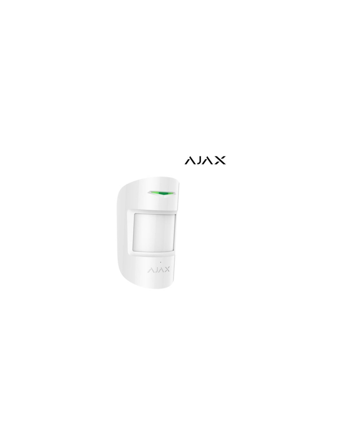Ref Accessoire Alarme Détecteur de Mouvement et bris de vitre sans Fil immunité Animaux pour Alarme AJAX CombiProtect